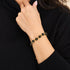 Amulette tibétaine | Bracelet Mantra Mini Obsidienne